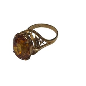 K18 （18金）シトリン リング