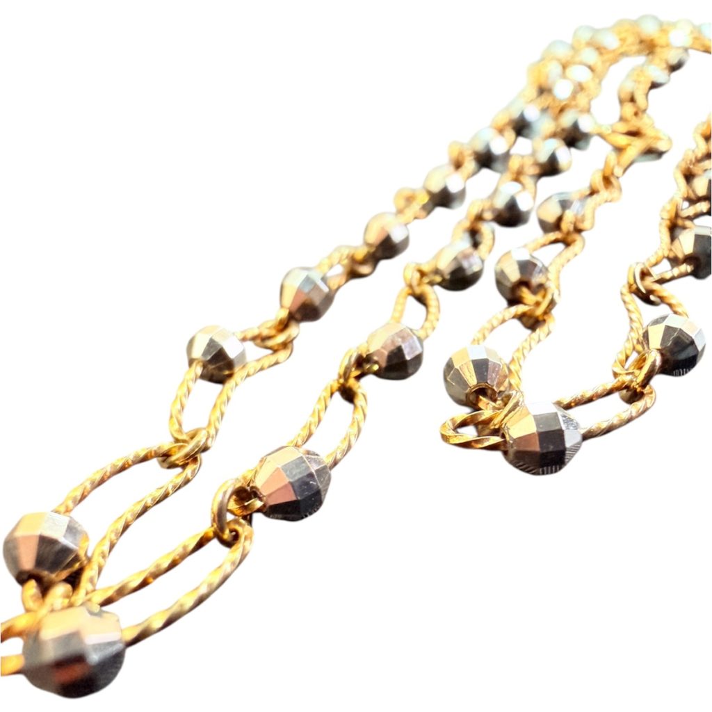 K18 Pt850　コンビネックレス