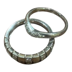 Pt900（プラチナ900）リング2点