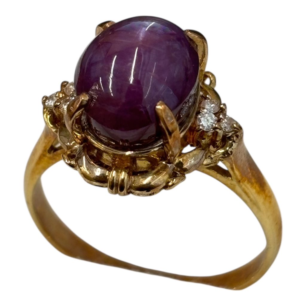 K18 18金 750 石あり リング