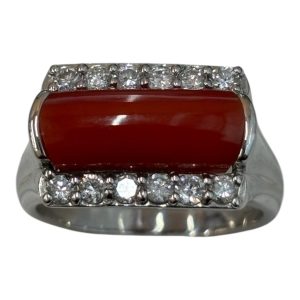 Pt900 リング 石あり