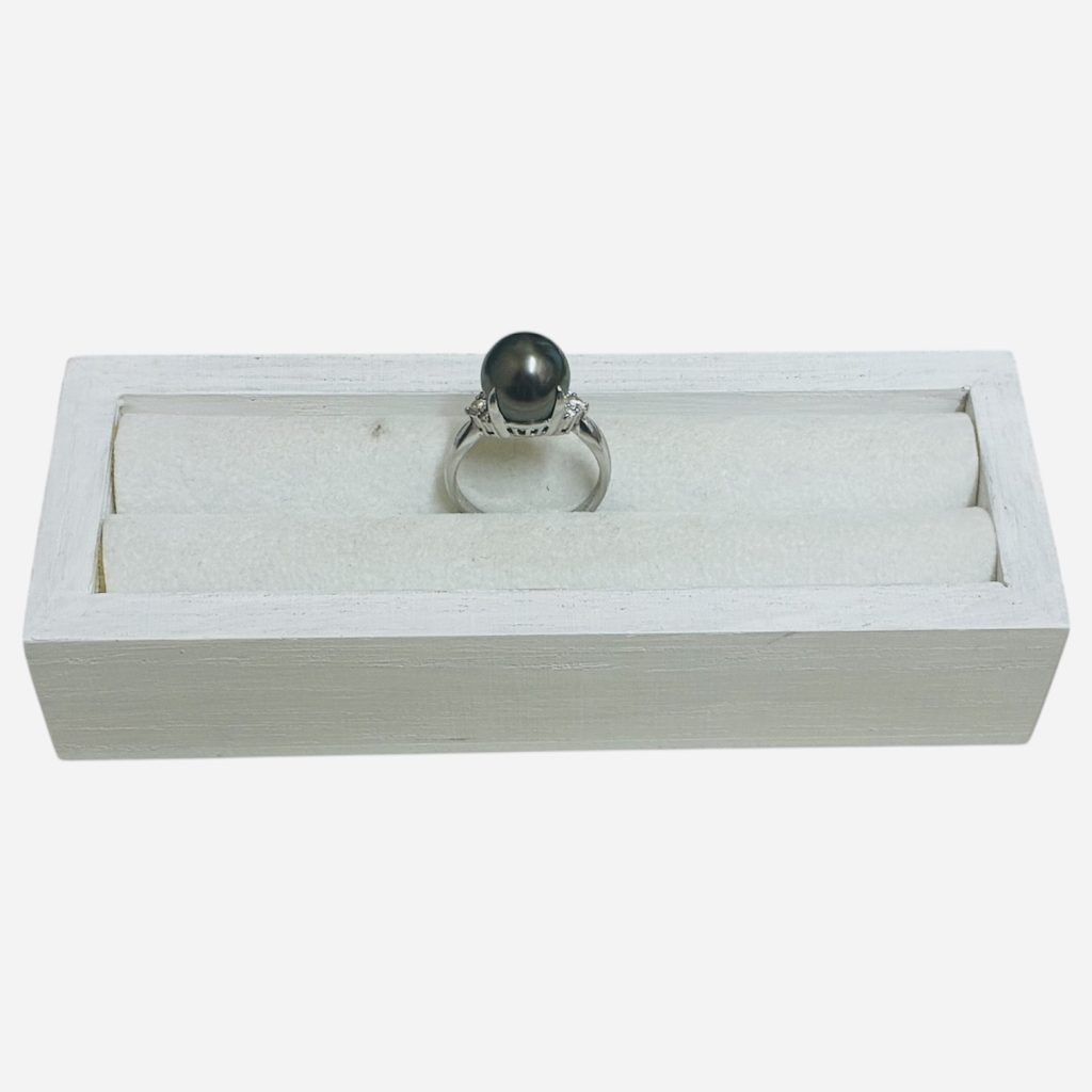 【買取実績】pt900 黒蝶真珠リング 札幌市　白石区　菊水