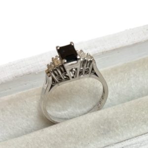 Pt900 プラチナ サファイア リング アクセサリー ジュエリー 貴金属