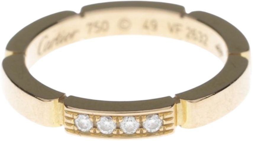 リング　指輪　Cartier カルティエ  K18  ダイヤモンド  ゴールド