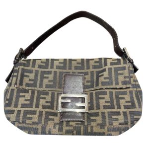 フェンディ FENDI マンマバケット ズッカ柄 ハンドバッグ