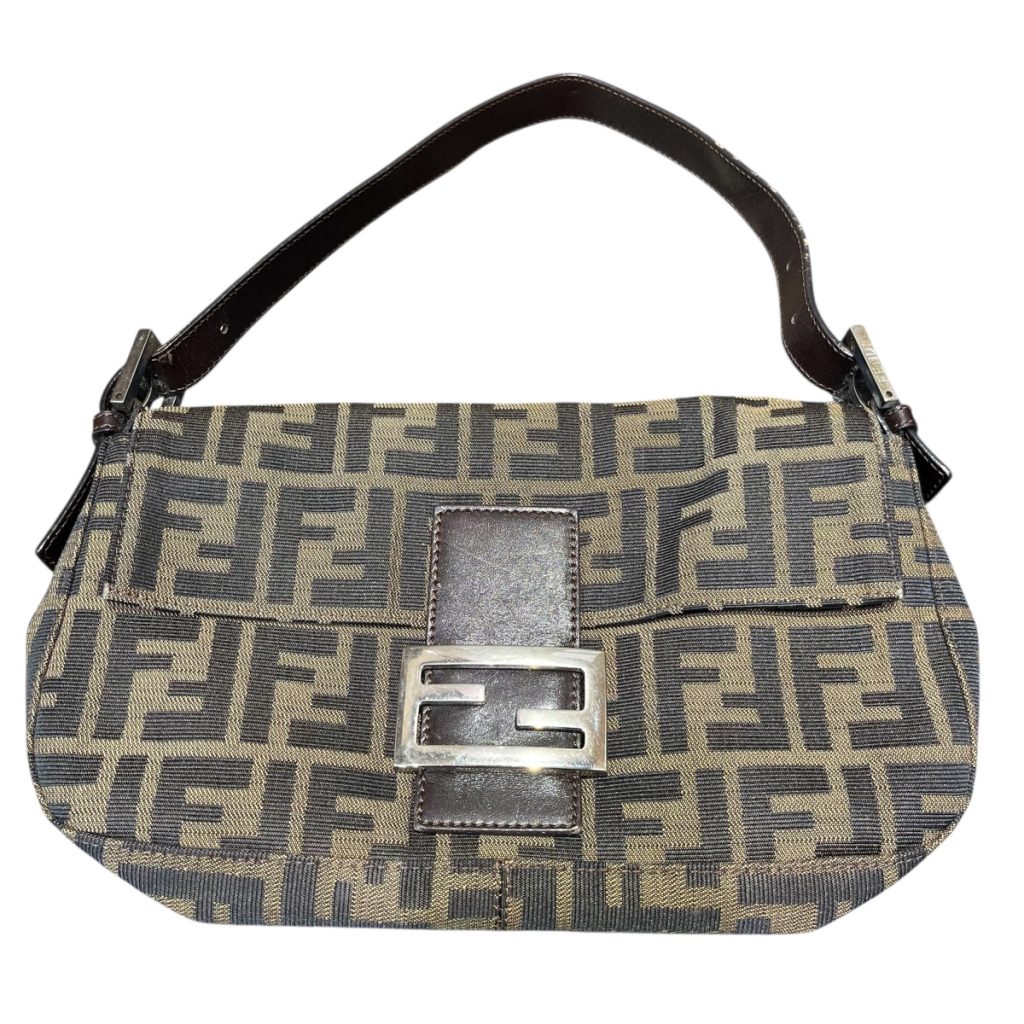 フェンディ FENDI マンマバケット ズッカ柄 ハンドバッグ