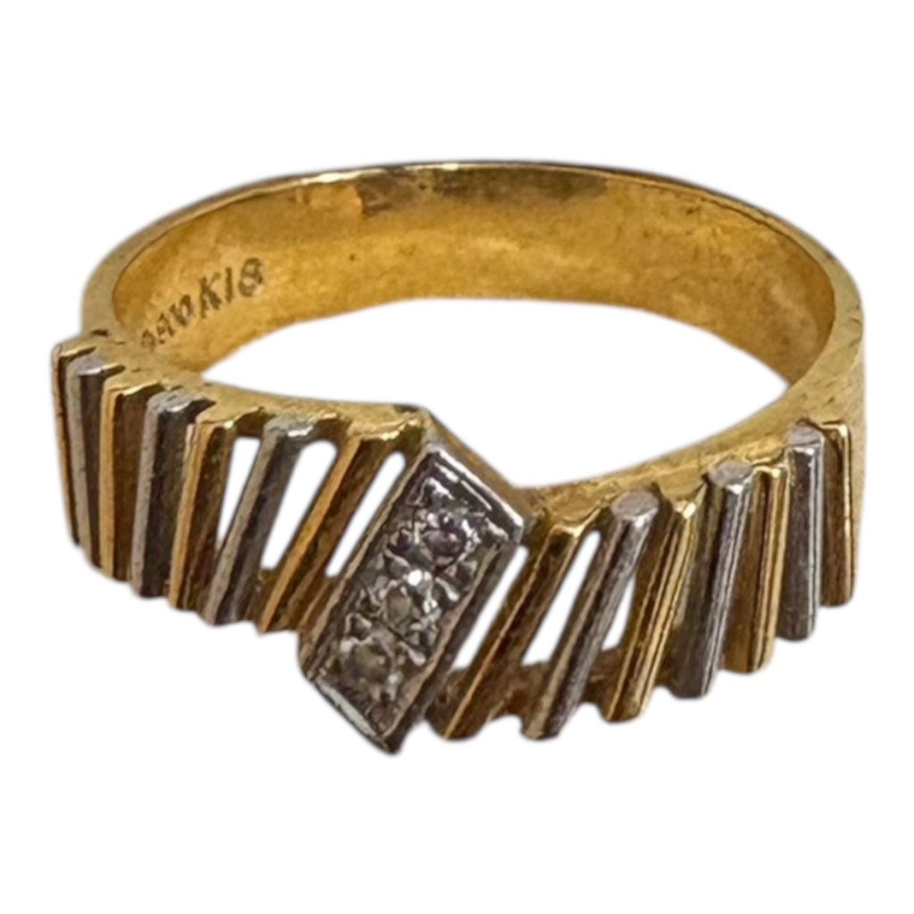 K18（18金）＆Pt900（プラチナ）コンビリング