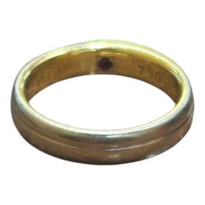 K18 Pt850 ハーフリング　買取り　18金　プラチナ　指輪