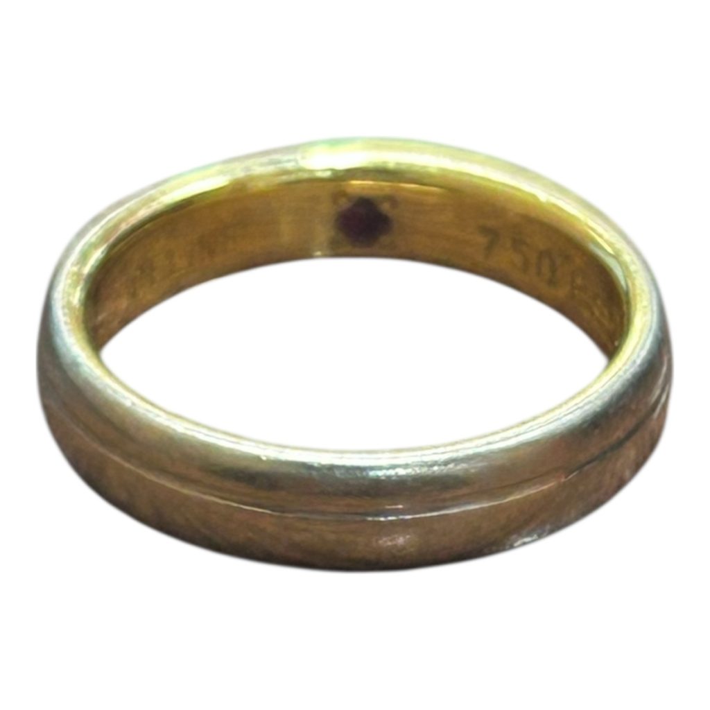 K18 Pt850 ハーフリング　買取り　18金　プラチナ　指輪