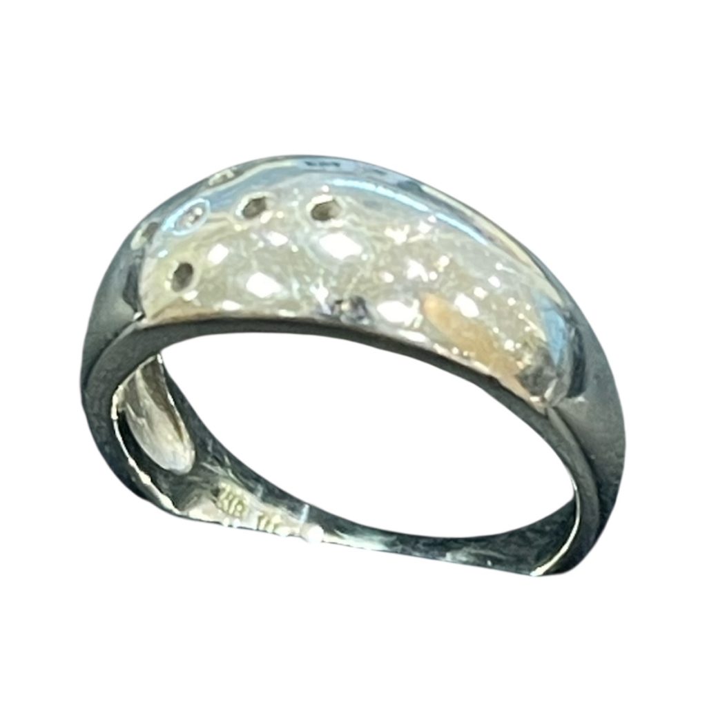 【K18WG (18金ホワイトゴールド)】リング