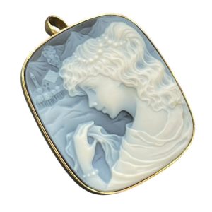 【K18 (18金)】カメオ トップ