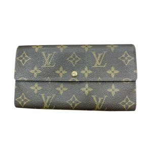【Louis Vuitton (ルイヴィトン)】モノグラム ポルトフォイユ サラ M61734 二つ折り長財布