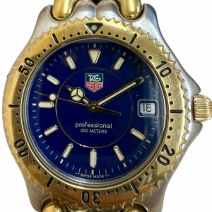TAG HEUER（タグホイヤー） プロフェッショナル ブルーダイヤル コンビ 型番：BB0424-GO
