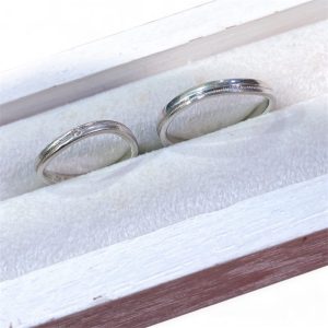 【Pt900 プラチナ900 ペアリング】弘前市