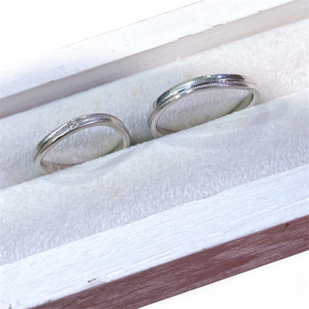 【Pt900 プラチナ900 ペアリング】弘前市