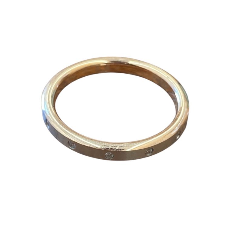 K18　メレダイヤリング　18金