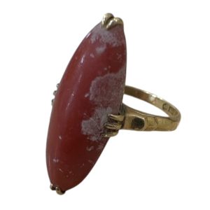 K18 ( 18金 ) リング 石付き