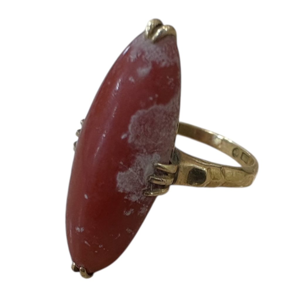 K18 ( 18金 ) リング 石付き