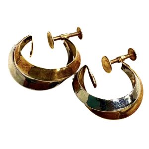 K18/Pt850 イヤリング