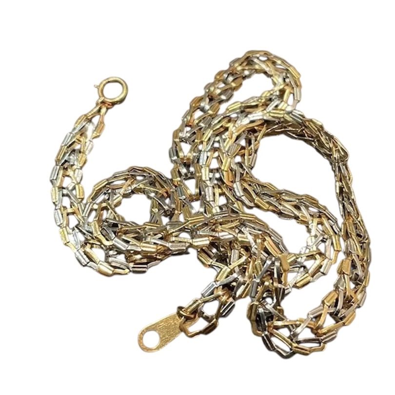 K18/PT850 コンビネックレス