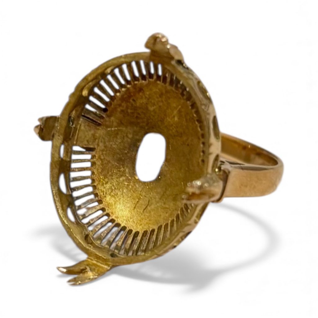 K18 リング 石なし 18金 アクセサリー