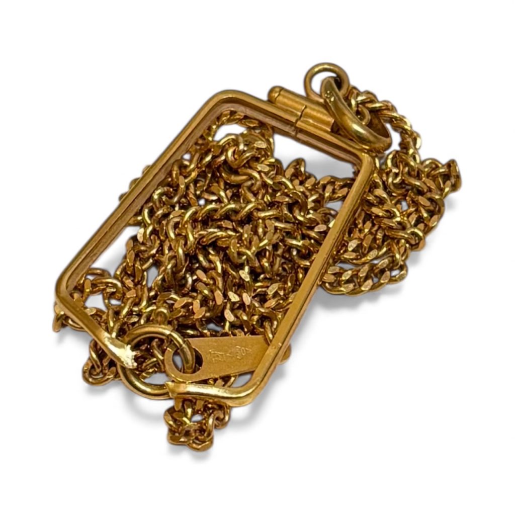 K18 ネックレス 石なし 18金 アクセサリー