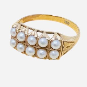 K18（18金） リング パール