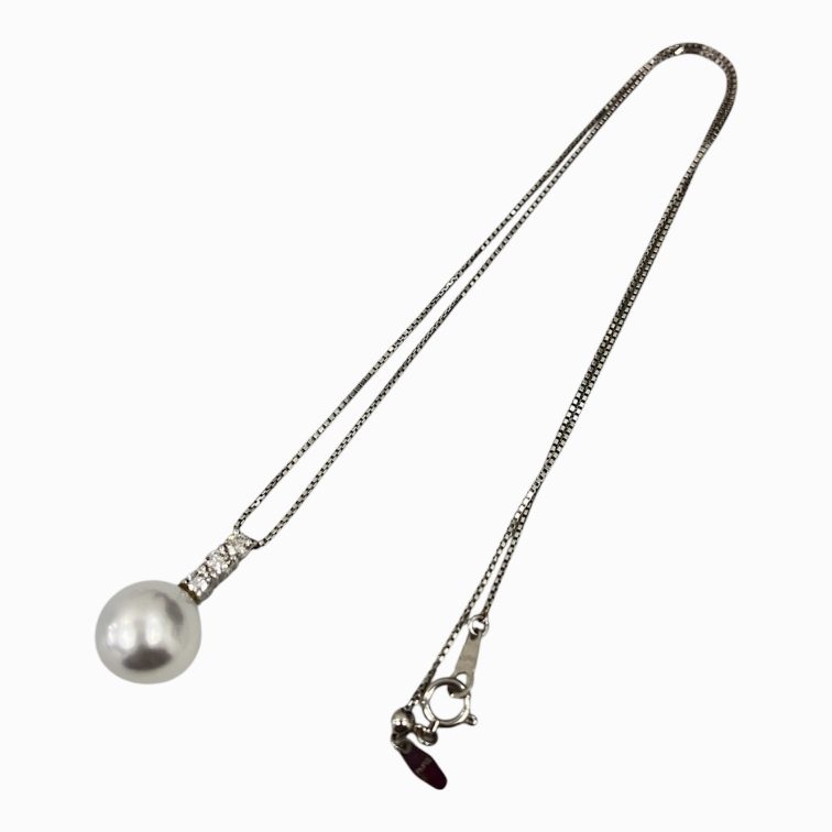 Pt850 パールネックレス