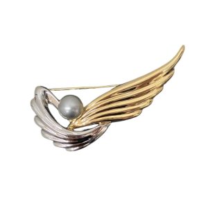 K18/Pt900 ブローチ