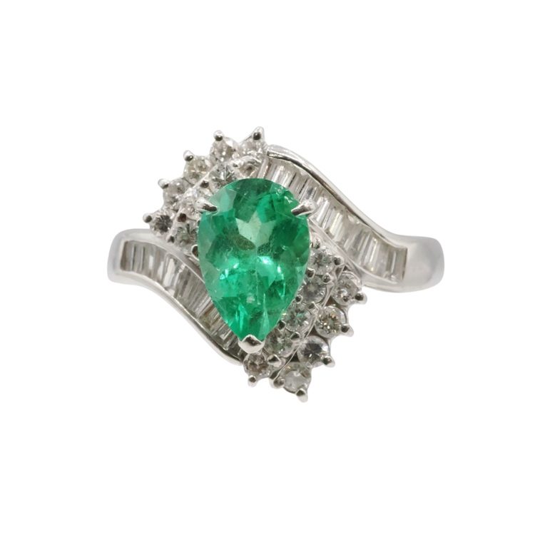 エメラルドリング プラチナ