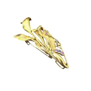 K18 18金 ブローチ