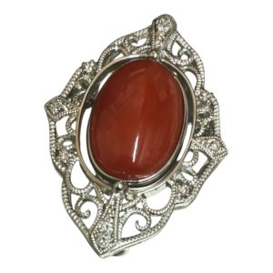 【K18WG 珊瑚トップ 買取実績｜さすがやマックスバリュ菊水店　札幌市　白石区　菊水】