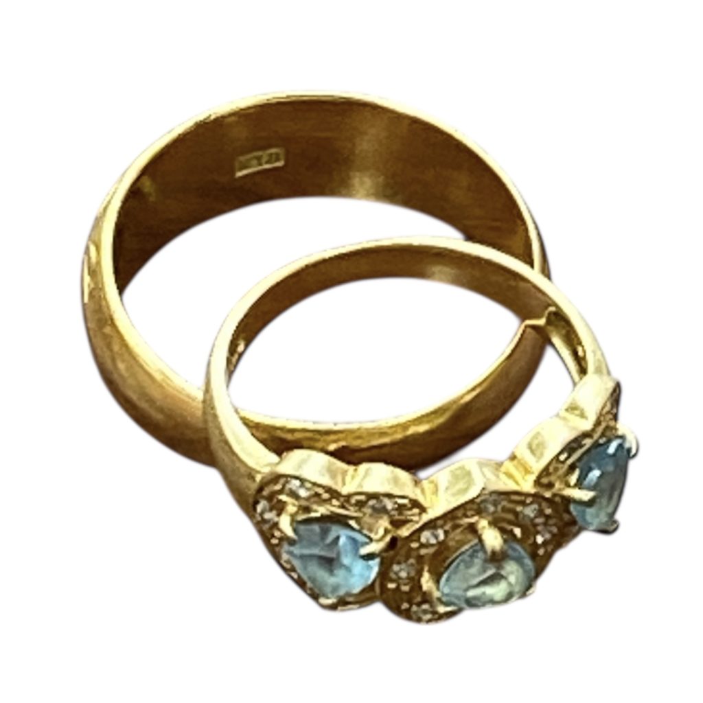 K18リング 2点セット