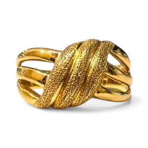 K18 リング 石なし 18金 アクセサリー