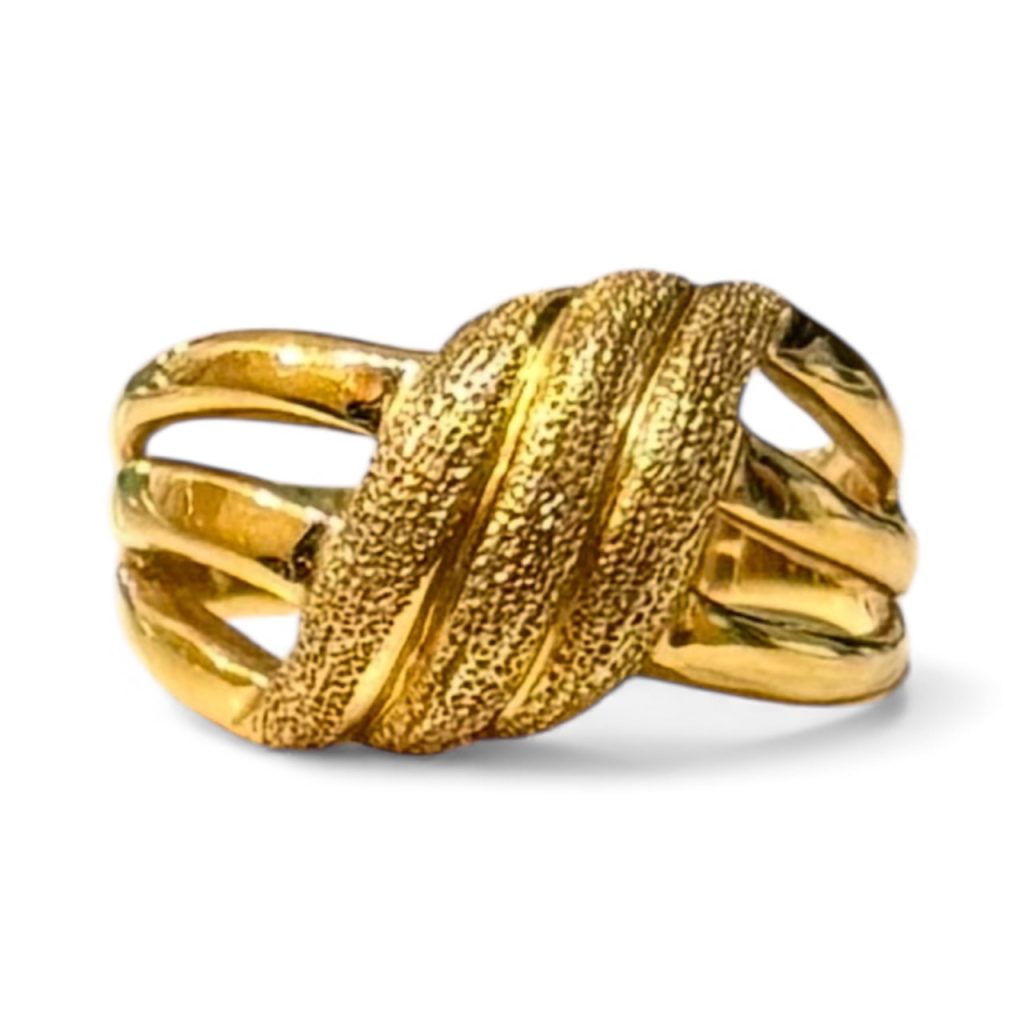 K18 リング 石なし 18金 アクセサリー