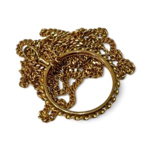 K18 ネックレス 石なし 18金 アクセサリー