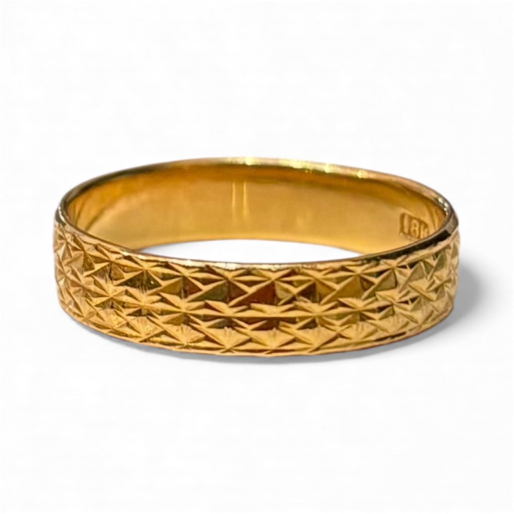 K18 リング 石なし 18金 アクセサリー