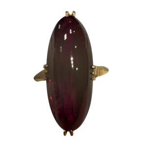 K18 18金 石付き リング