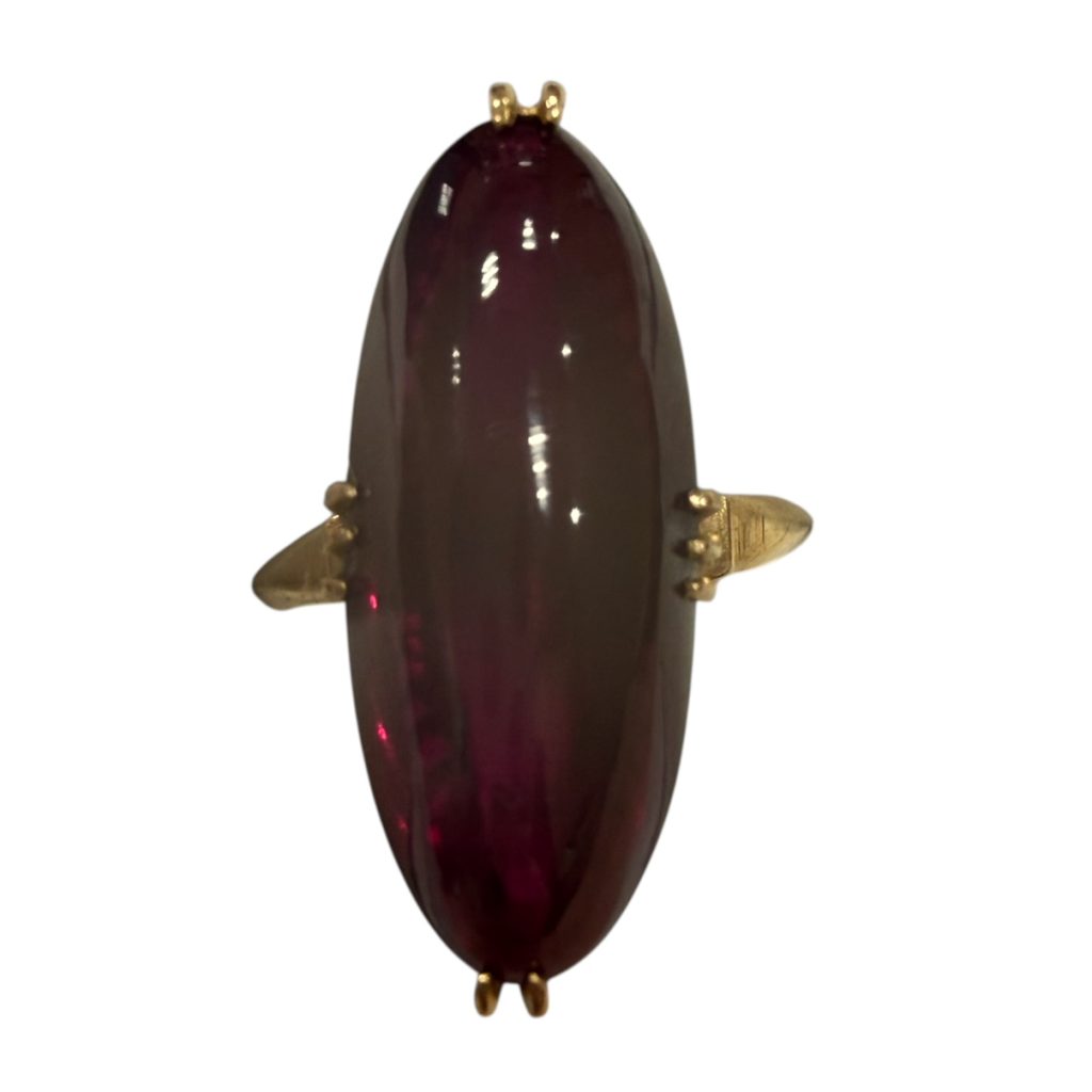 K18 18金 石付き リング