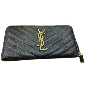 イヴ・サンローラン 長財布 ラウンドファスナー