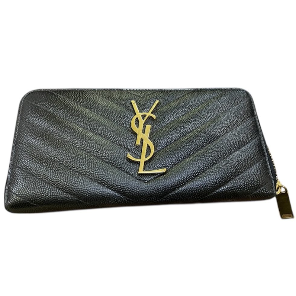 イヴ・サンローラン 長財布 ラウンドファスナー