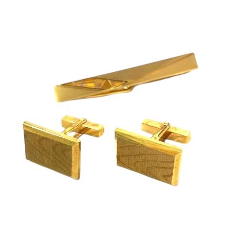 K18 18金 750 カフス・ネクタイピン