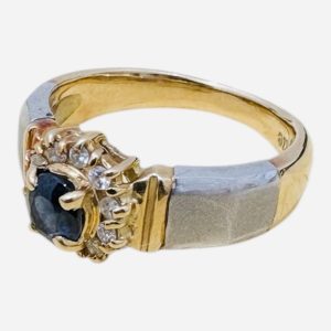 K18 Pt900 コンビリング