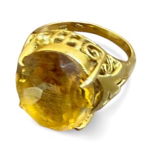 K18 リング 石つき アクセサリー 指輪