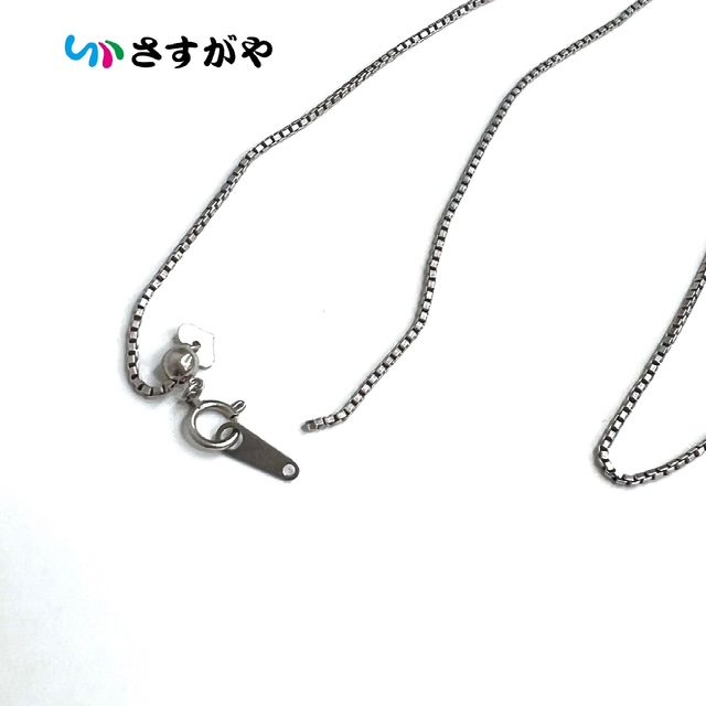 Pt850 プラチナ ネックレス 千切れ 破損有り アクセサリー