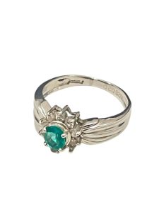 Pt900 エメラルドリング