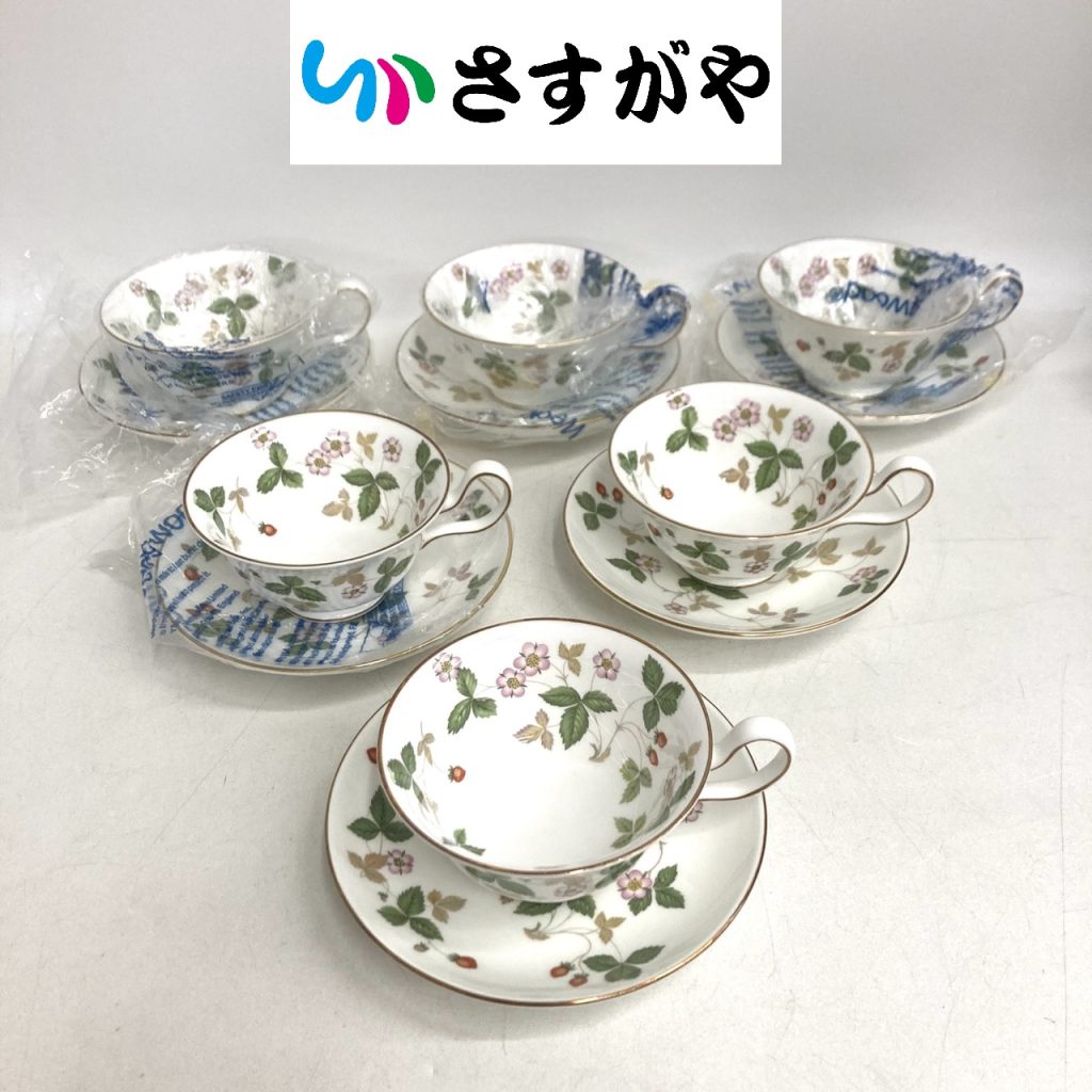 ウェッジウッド カップ＆ソーサー ワイルドストロベリー
