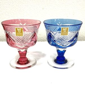 カガミクリスタル 江戸切子ペアグラス