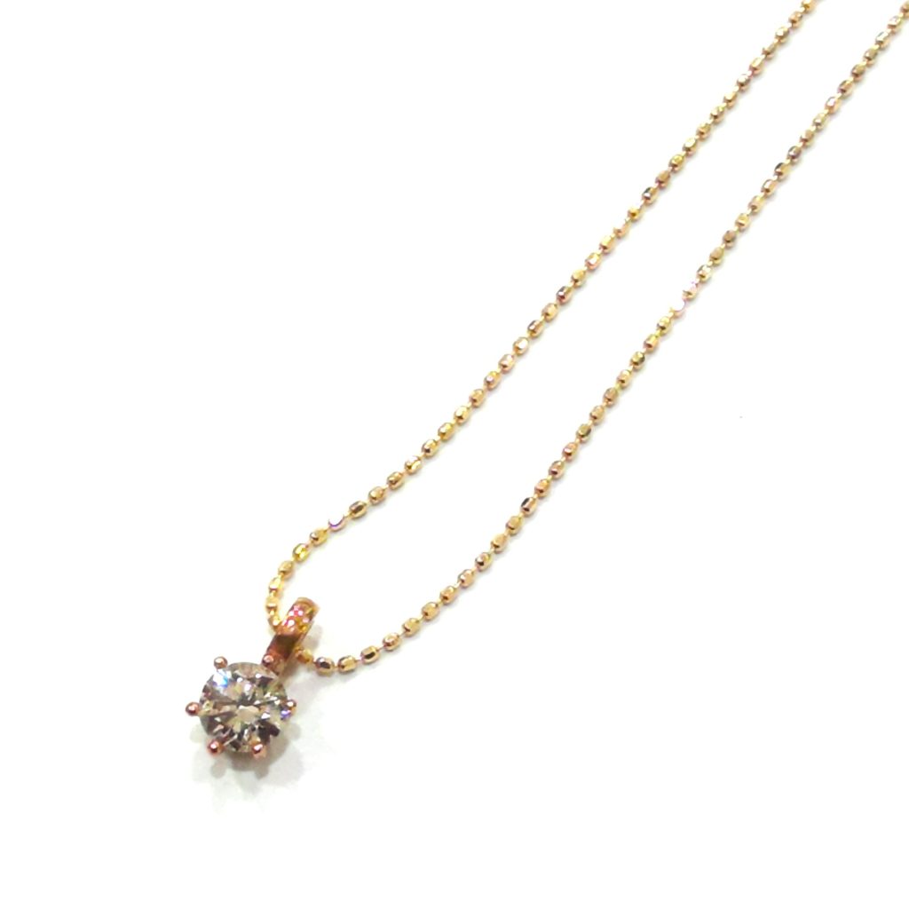 K18 ダイヤモンドネックレス