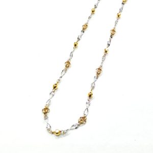 K18/Pt850 コンビネックレス